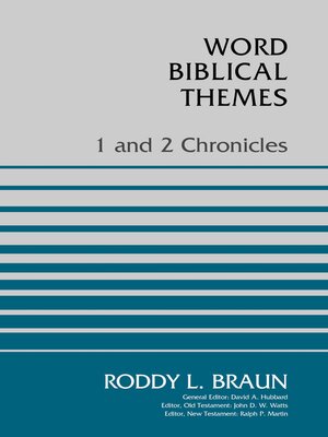 cover image of 1 and 2 Chronicles